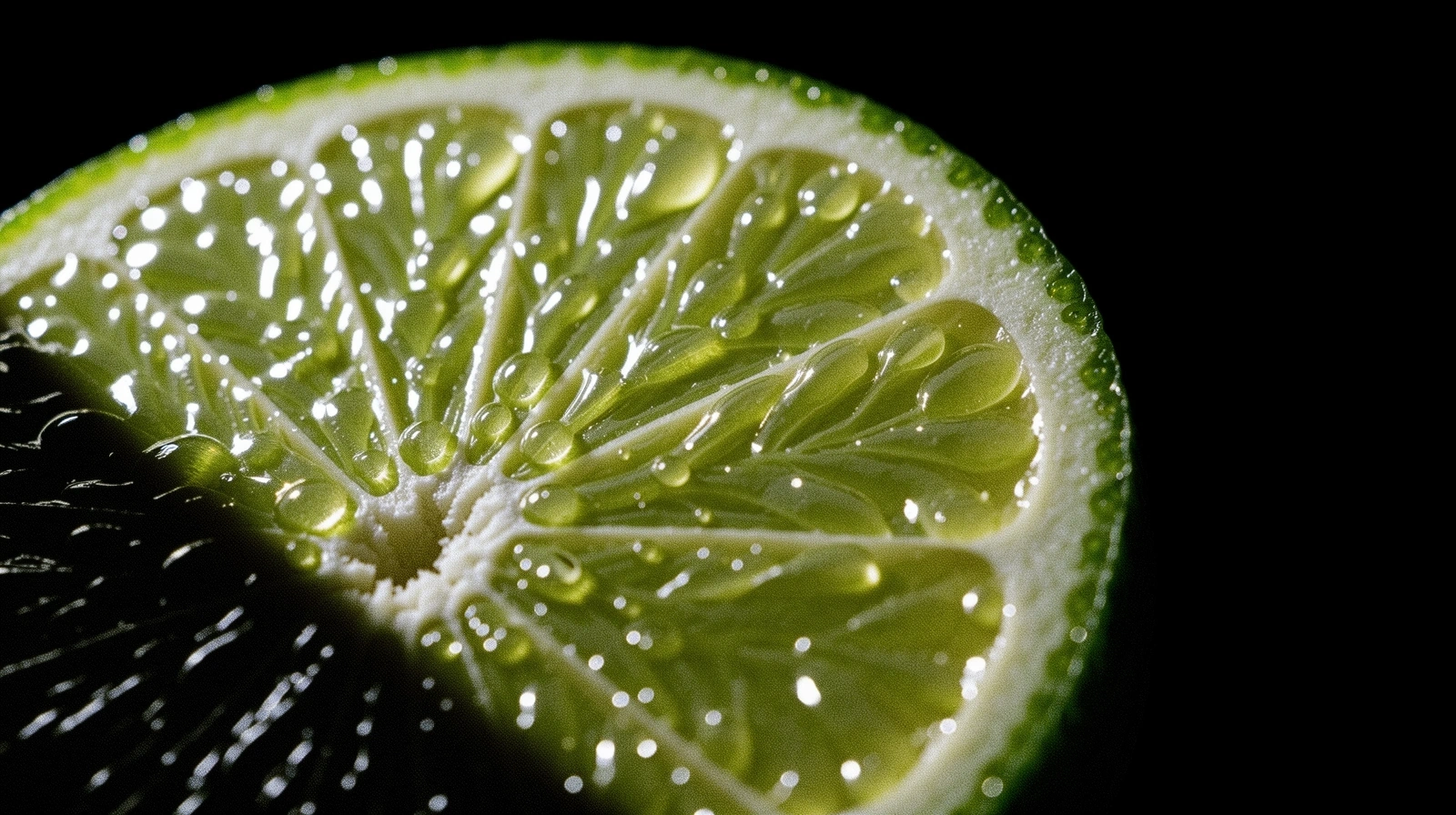 Vibrant Lime Macro